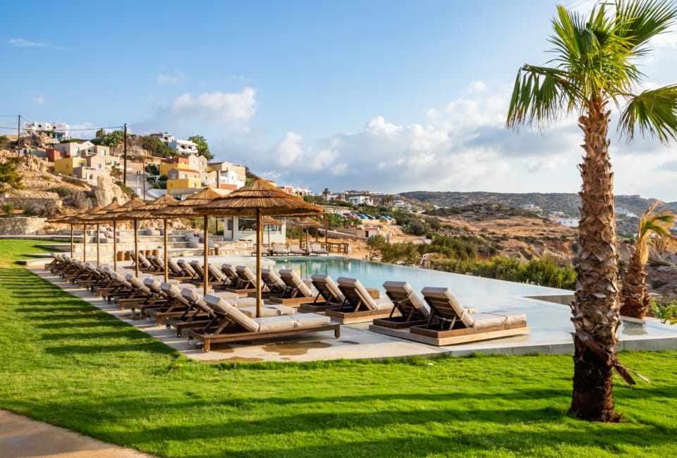 a resort with a pool