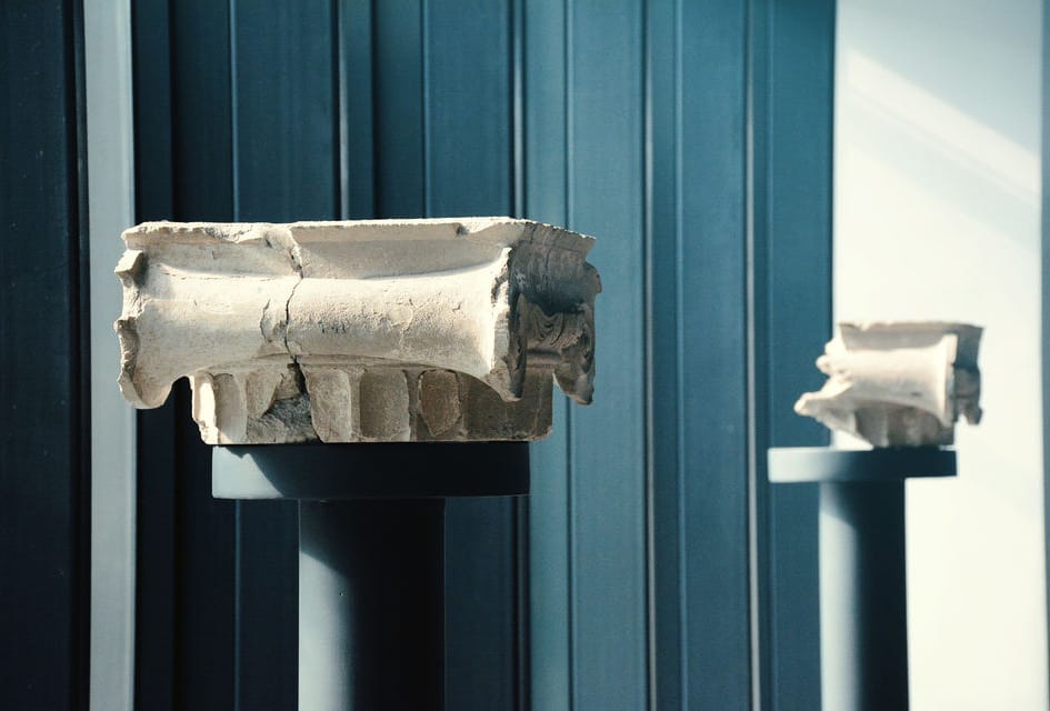a pair of gloves on a shelf