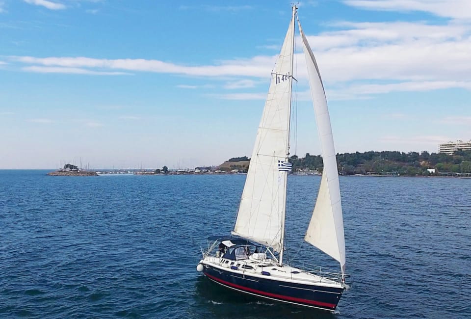 a sailboat on the water