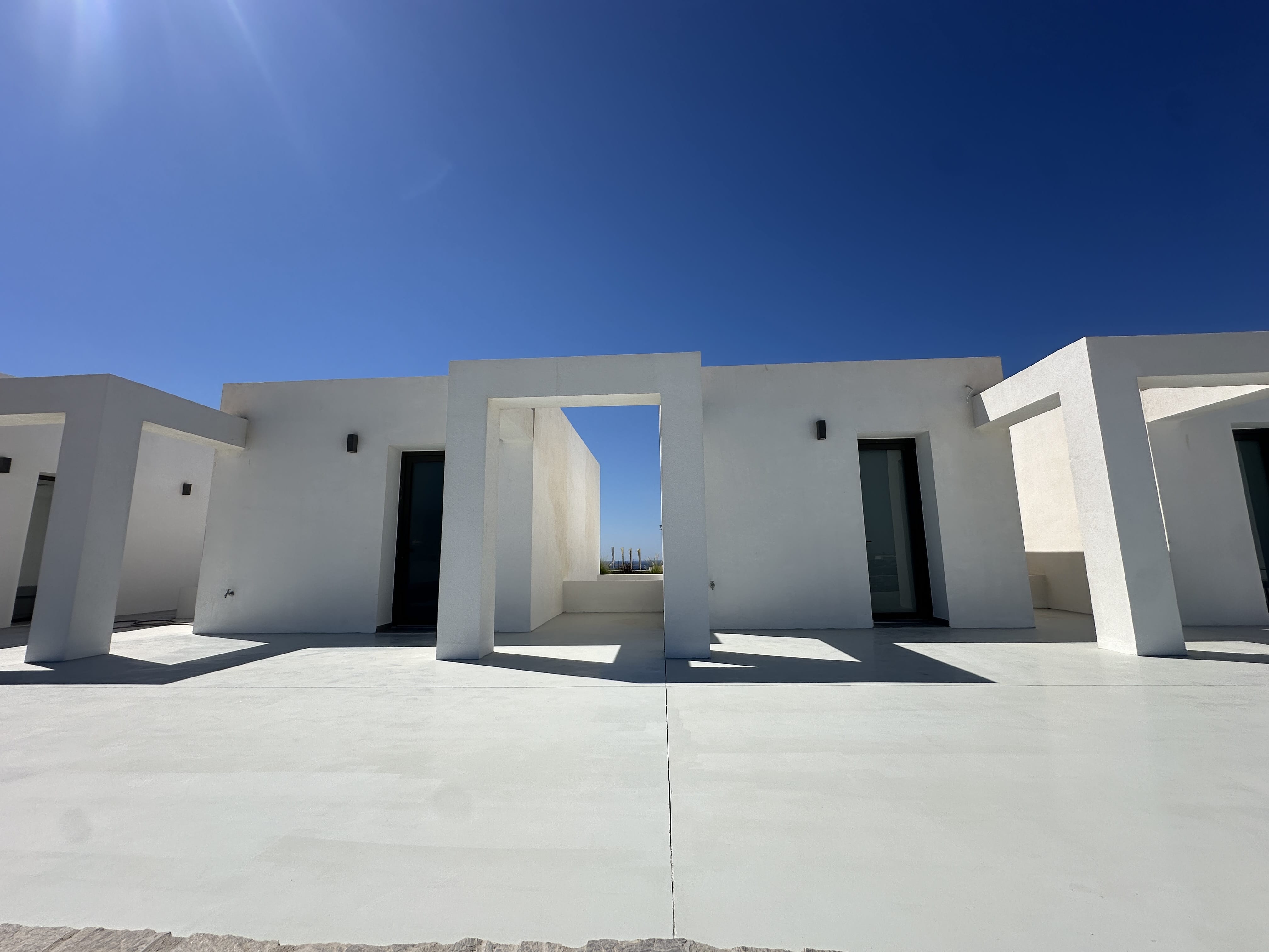 a building with a few doors