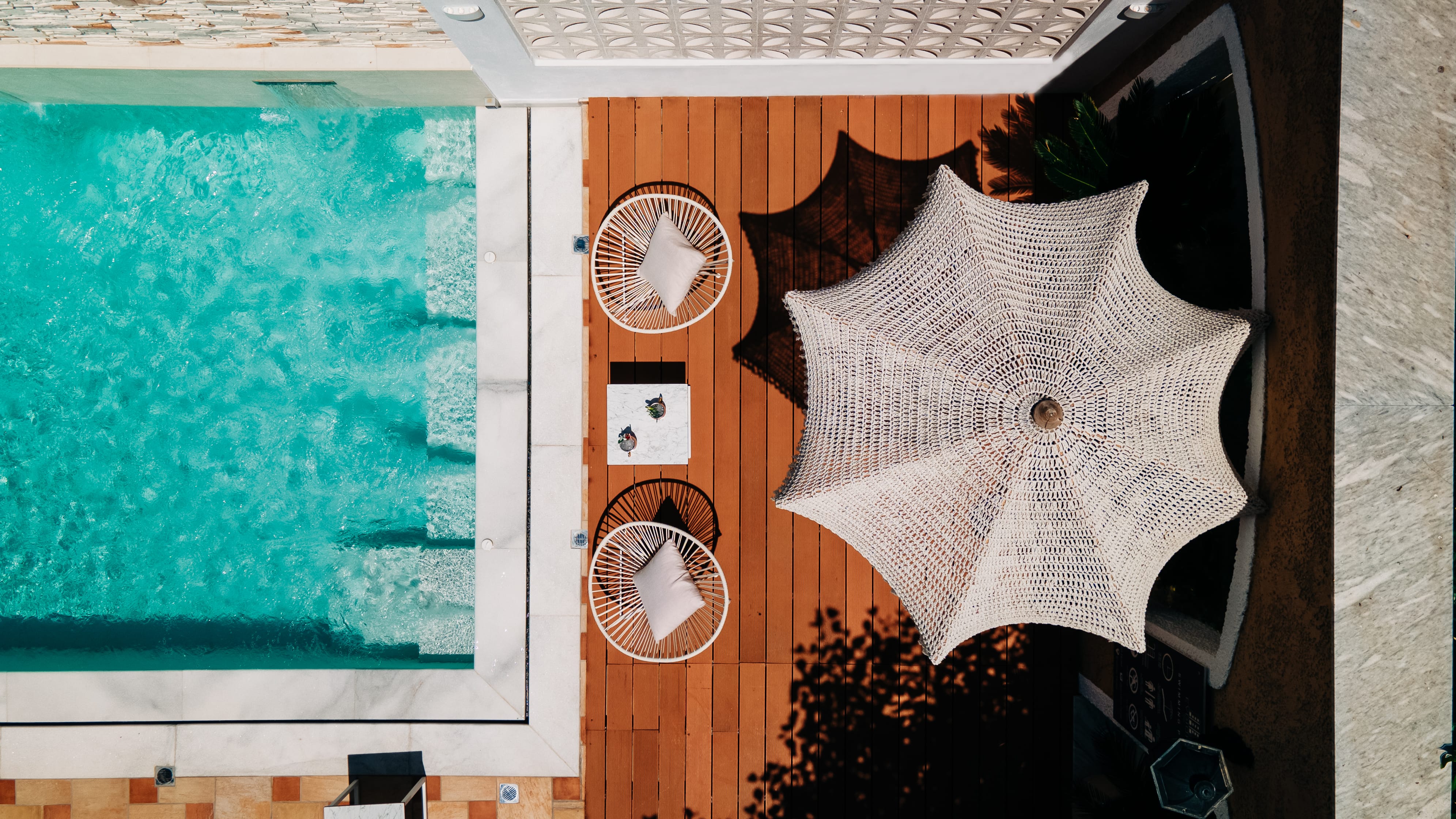 a white towel on a door