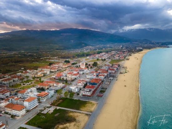 a city next to the water