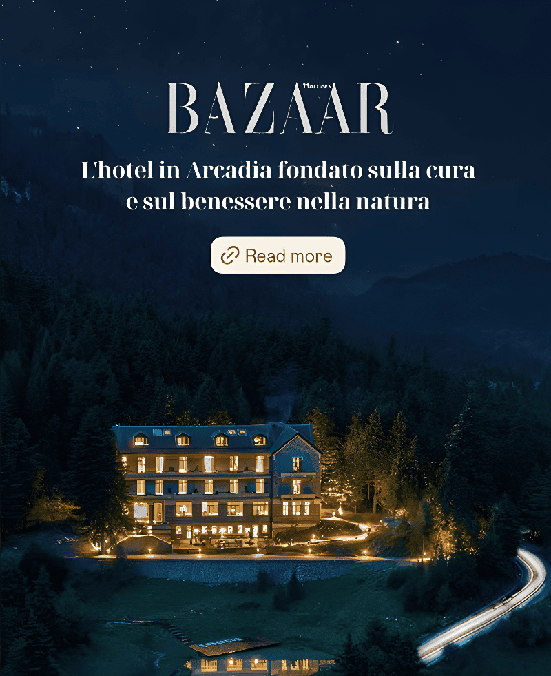 a building with a pool in front of it