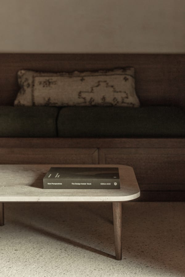 a rectangular electronic device on a wooden table