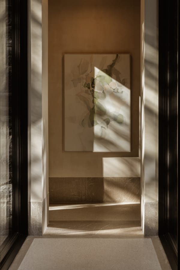 a painting on a wall