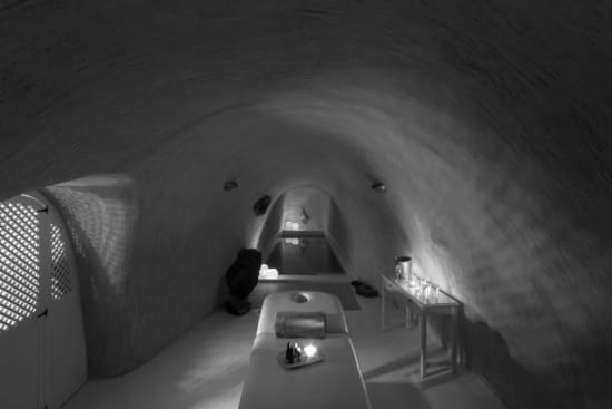 a person standing in a room