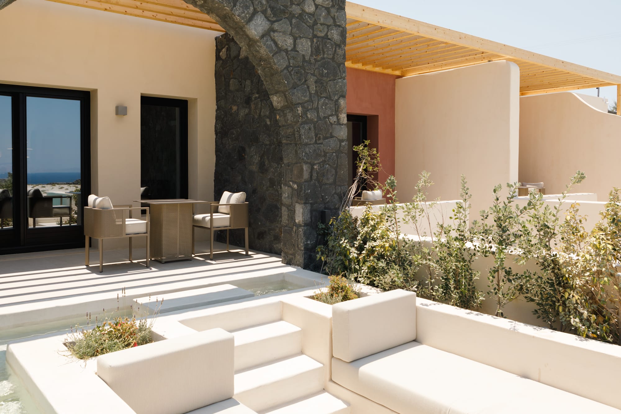 a modern looking house with a pool