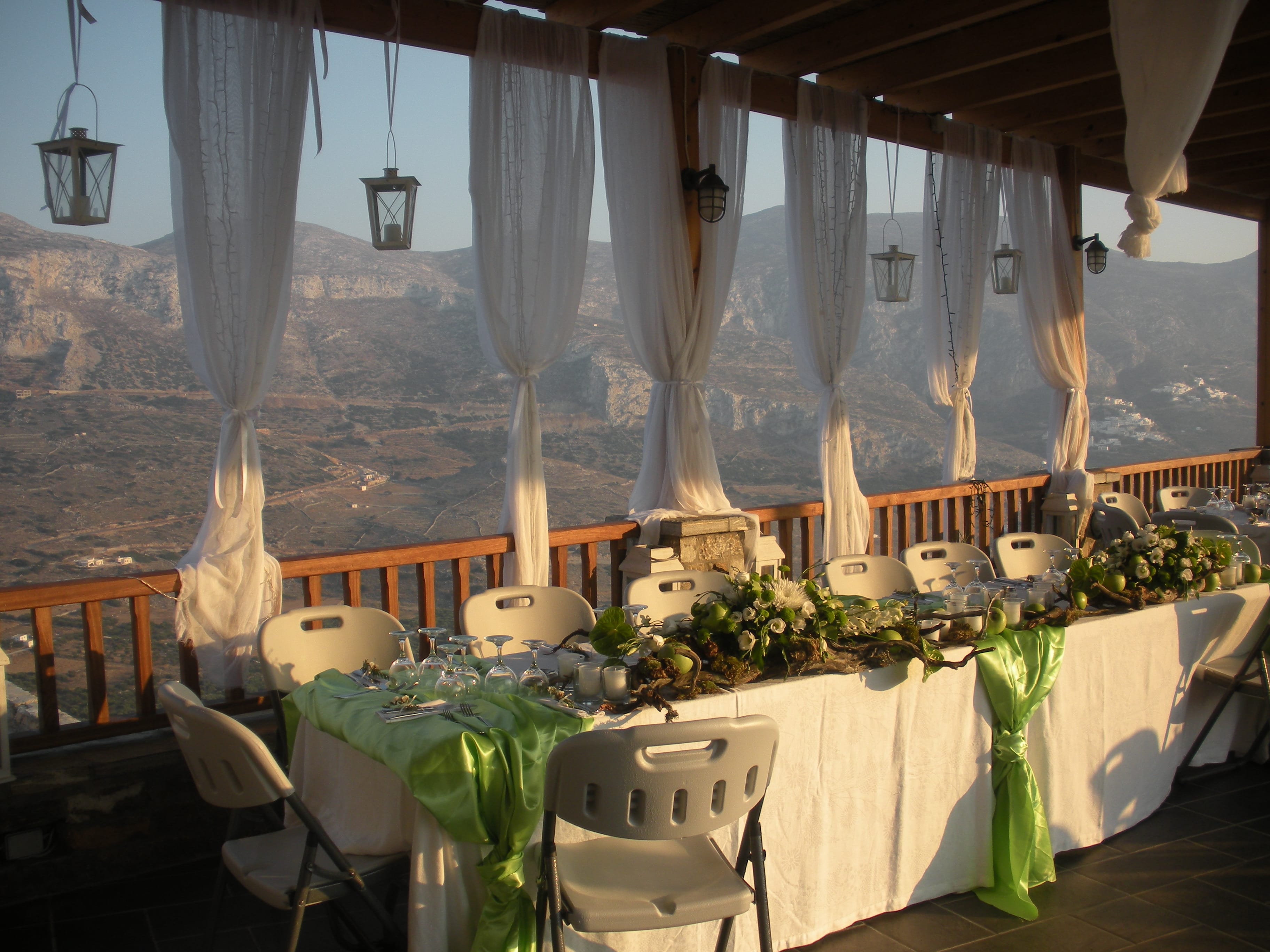 a table set for a meal