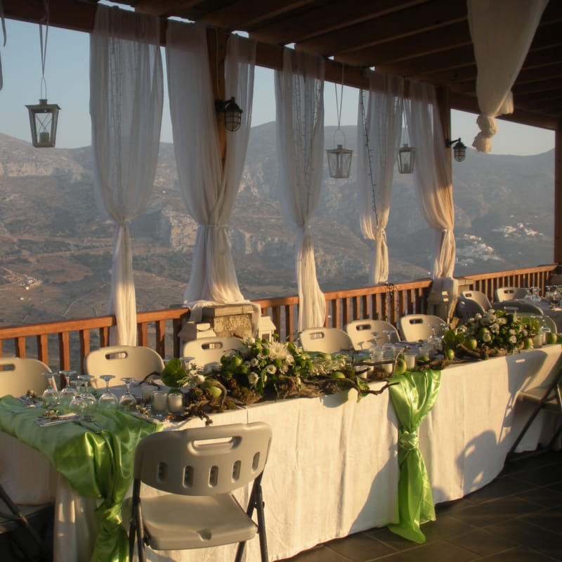 a table set for a meal