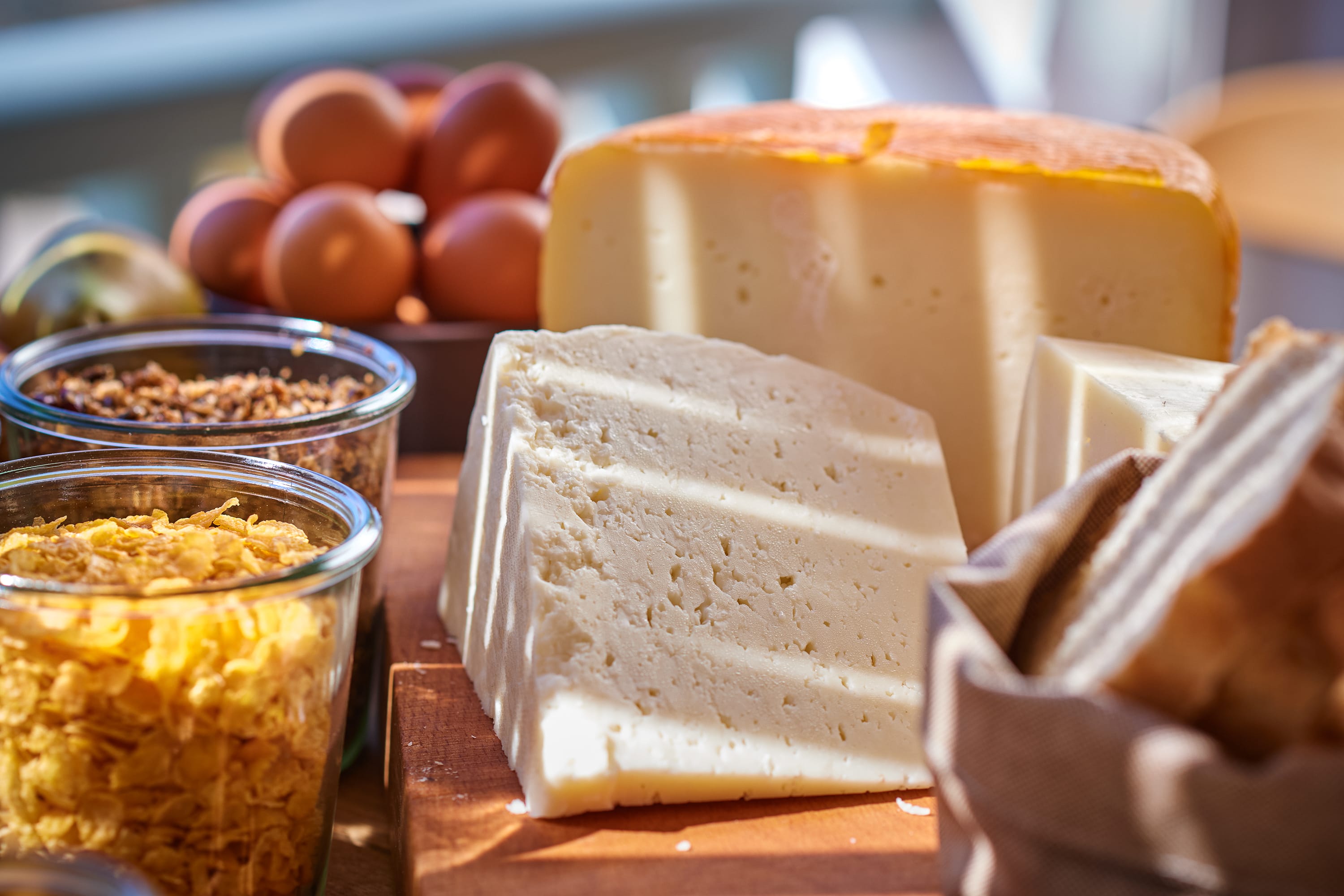 a close up of food