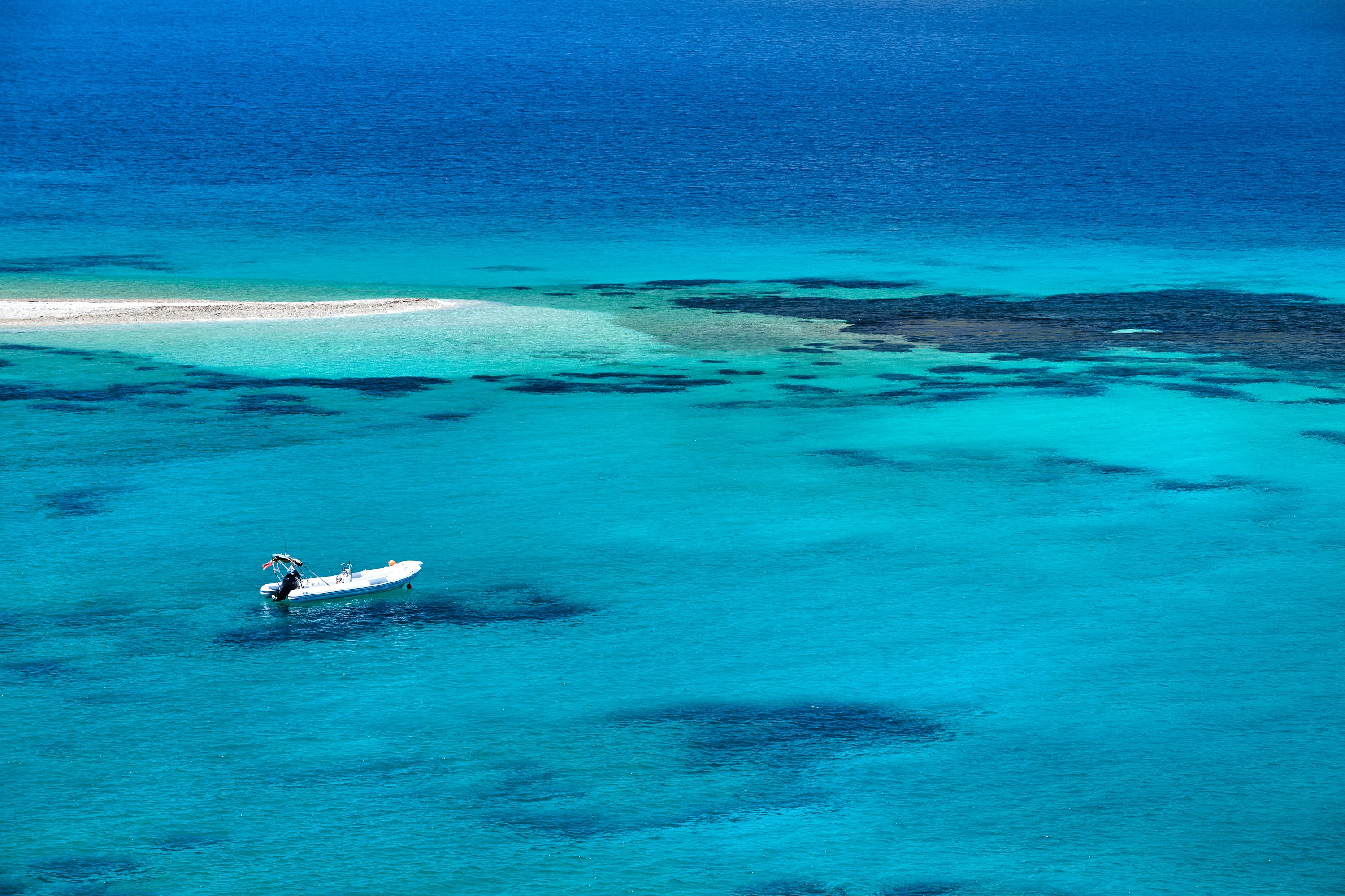 a boat in the water
