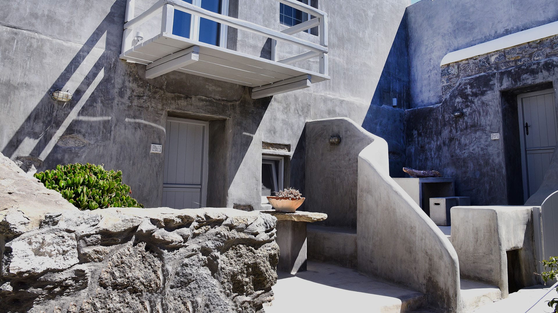 a building with a staircase