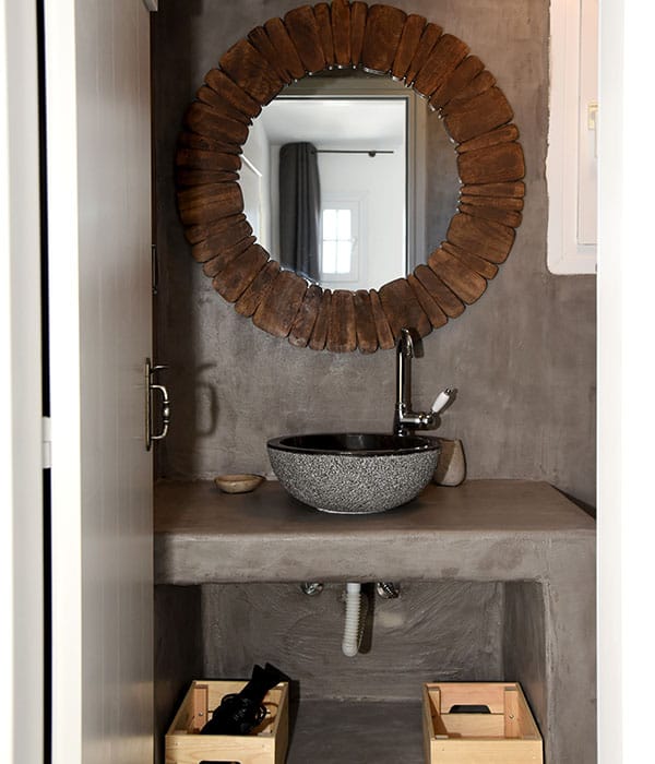 a sink in a bathroom