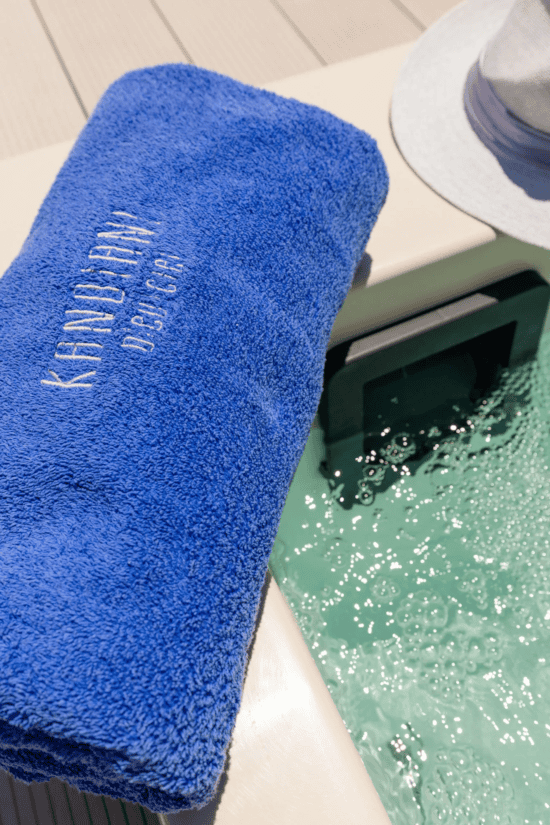 πετσέτα πισίνας Kandiani Blue Ciel