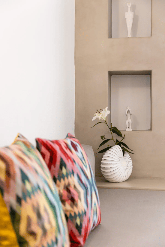 διακόσμηση σε σουίτα ξενοδοχείου