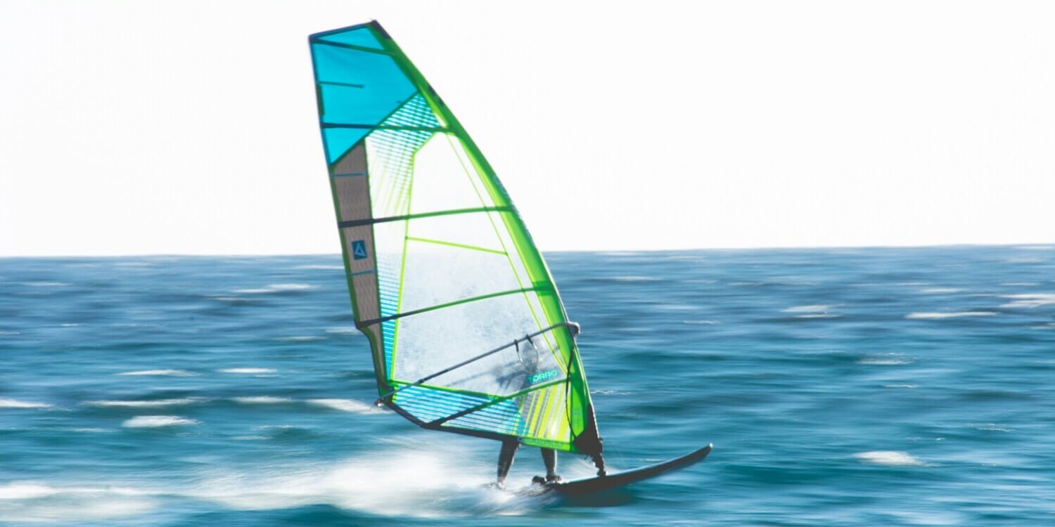 a person on a sailboat