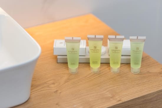 a group of cups on a table