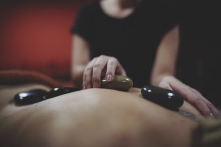 a person using a computer mouse