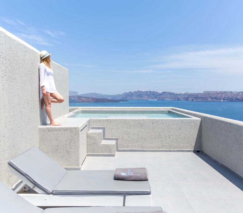 a person standing on a boat