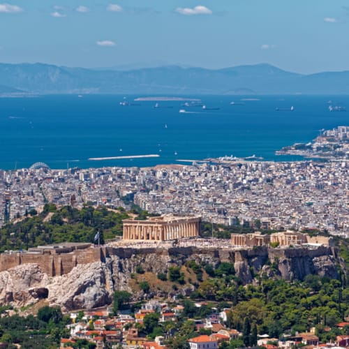 a city on a hill by the sea