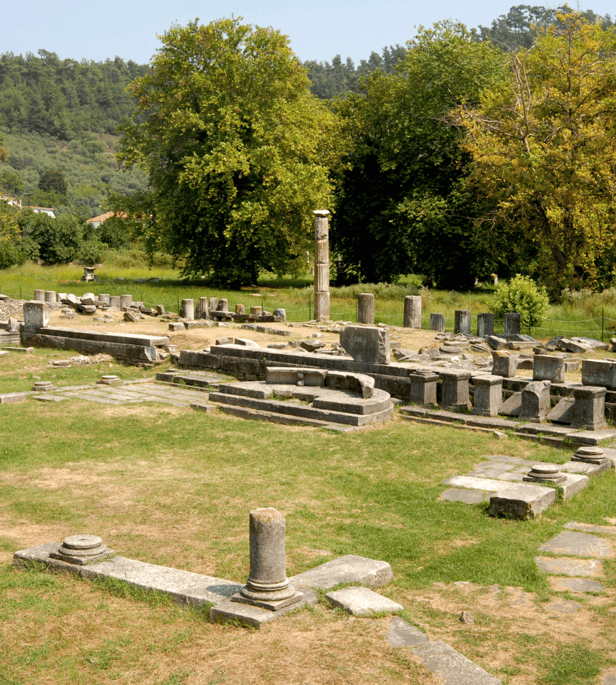 a cemetery with many gravestones