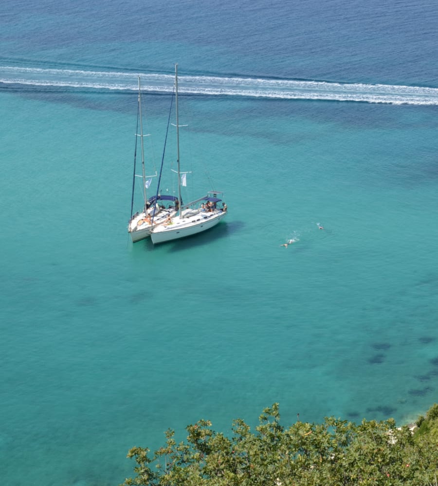 a boat in the water