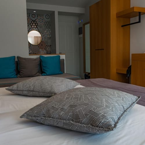 decoration in hotel room