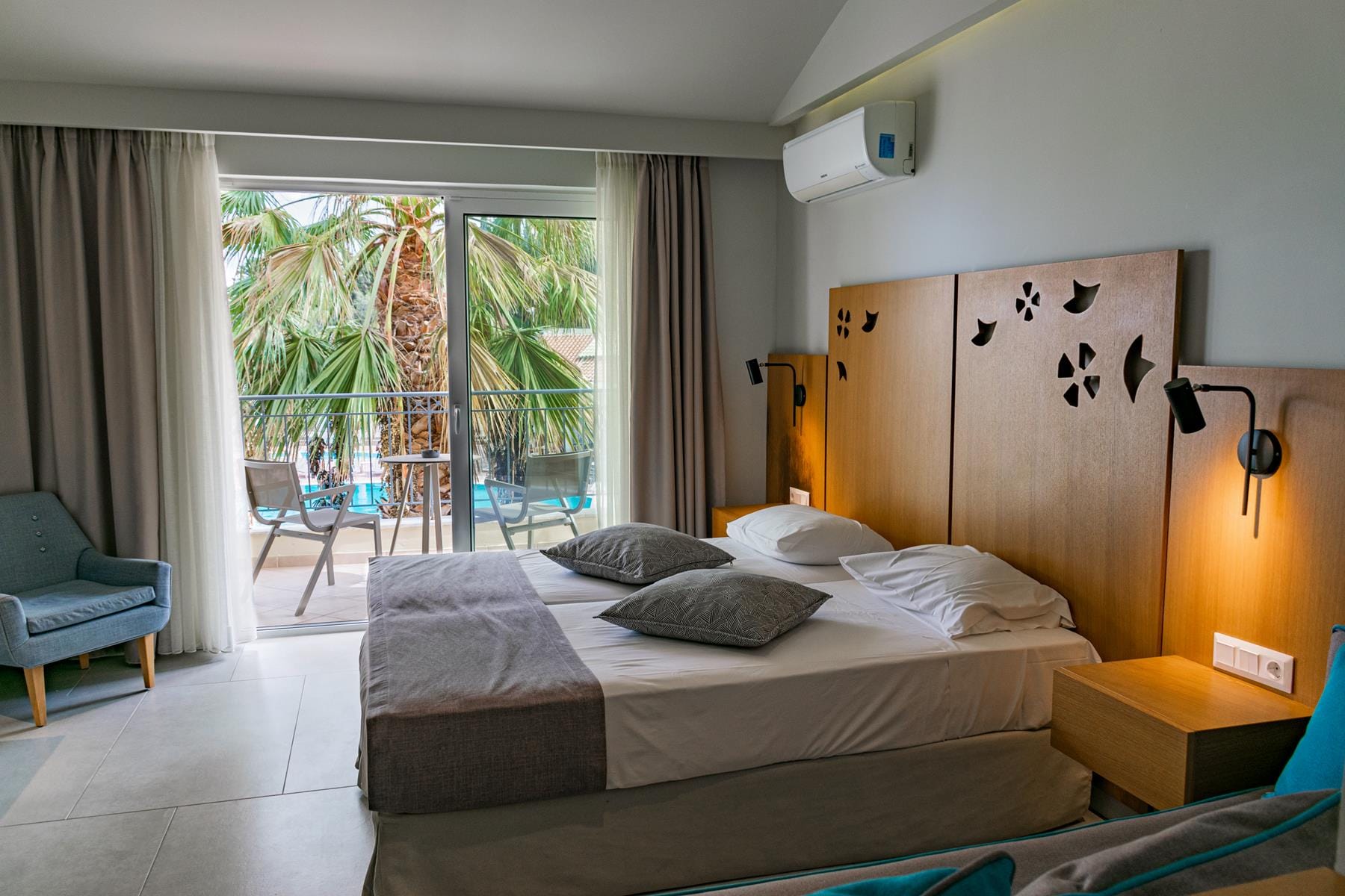 διακόσμηση δωματίου ξενοδοχείου