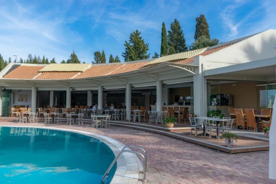 hotel with pool in Corfu