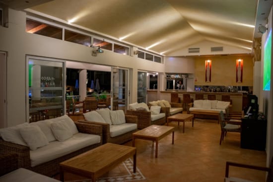 hotel living room in Corfu