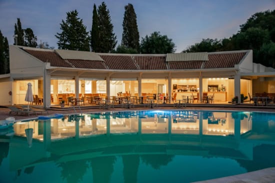 hotel with pool in Corfu