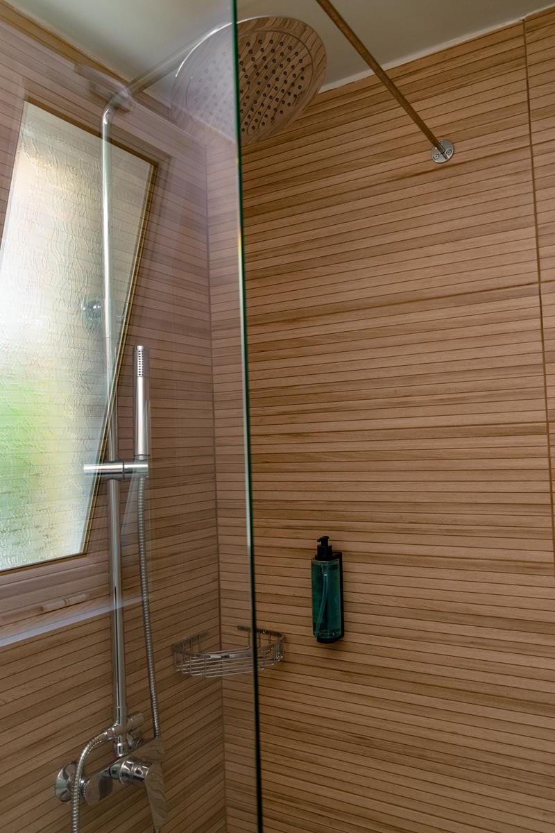 hotel bathroom in Corfu