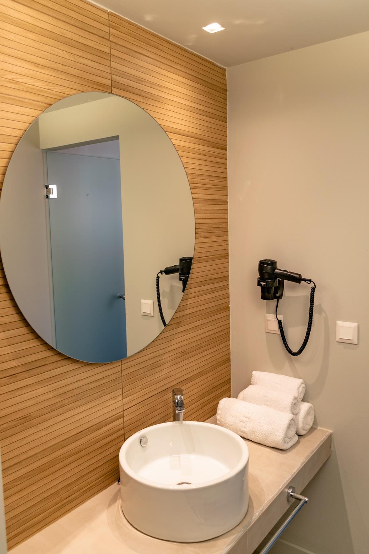 hotel bathroom in Corfu