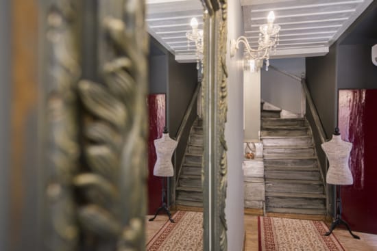 a staircase in a house