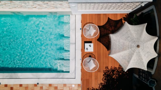 a wooden box with a picture of a person on it