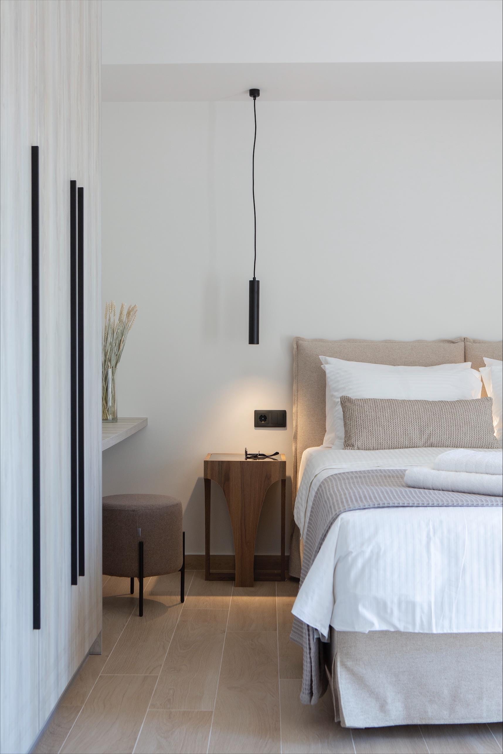 a room with two beds