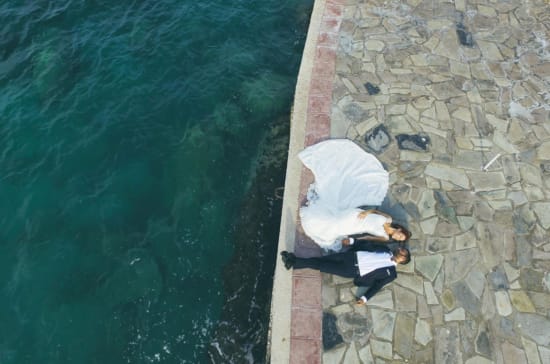 a man standing on a dock
