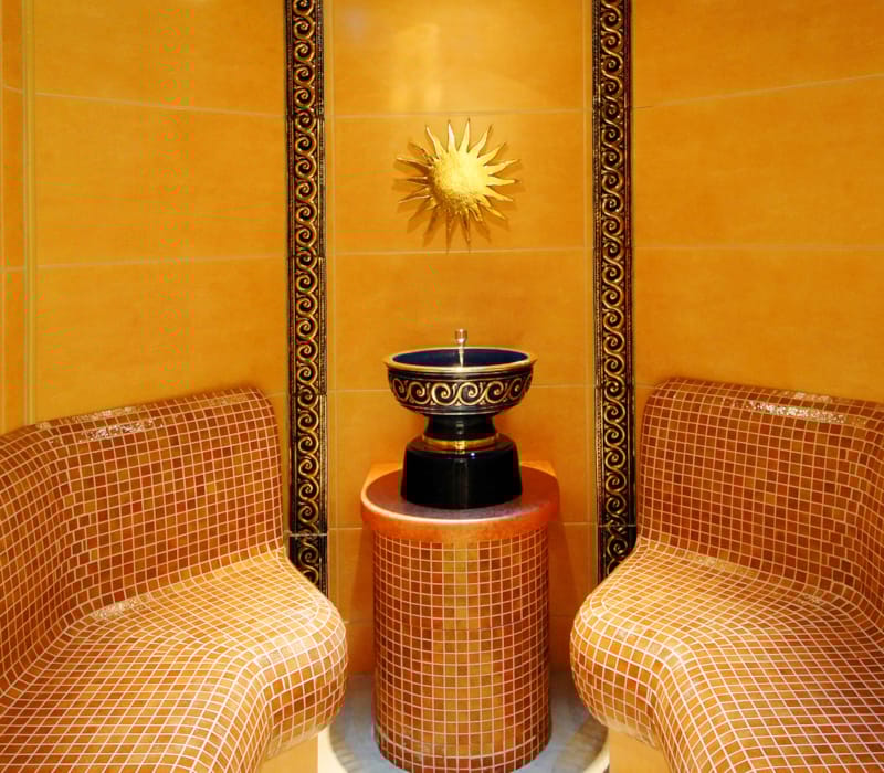 a vase on a table