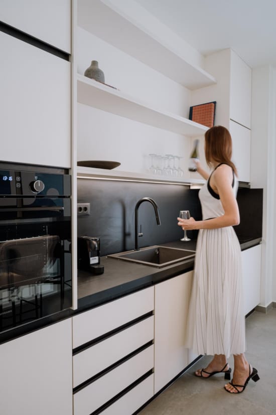 a woman in a white dress