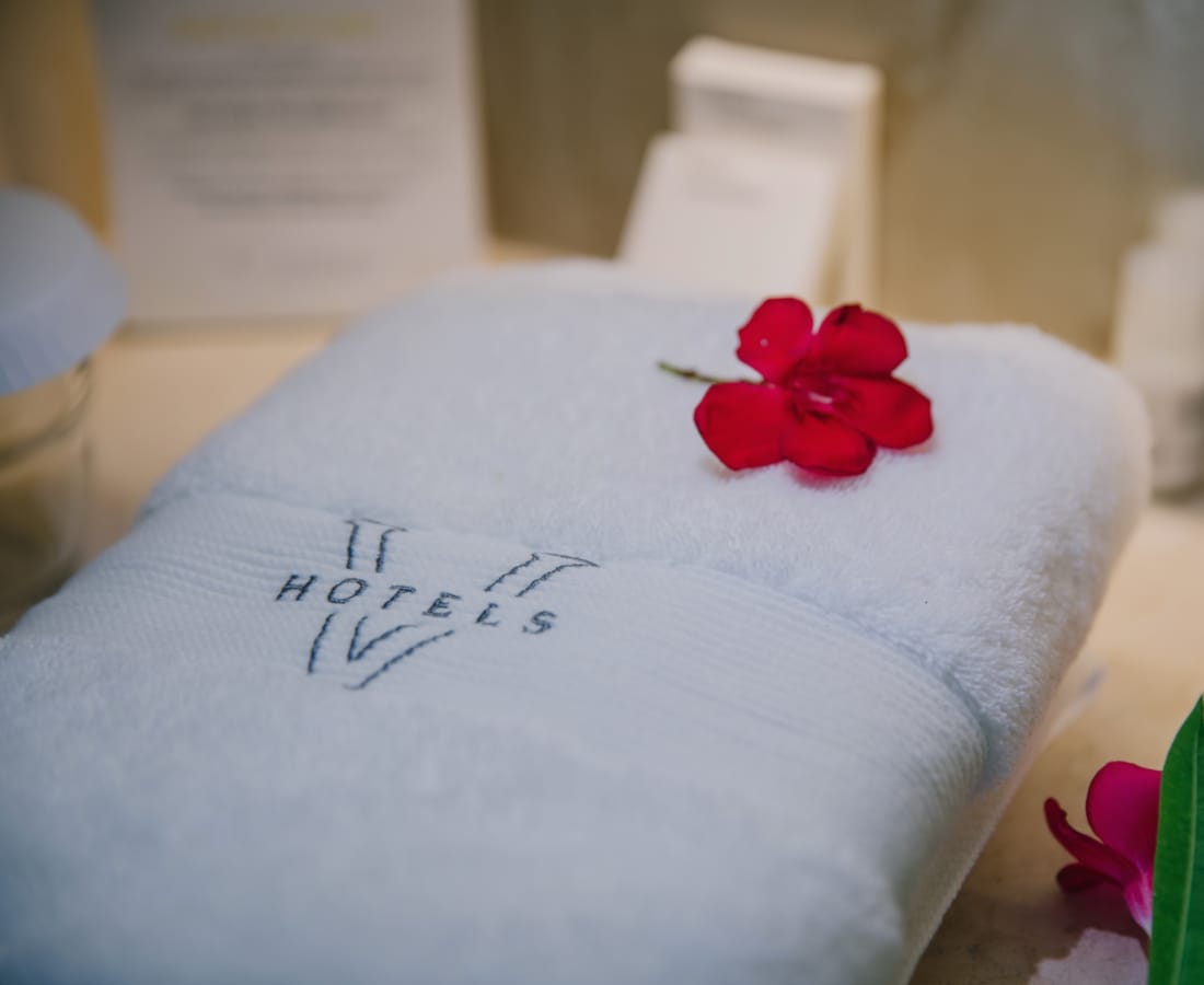 a cake with a flower on it