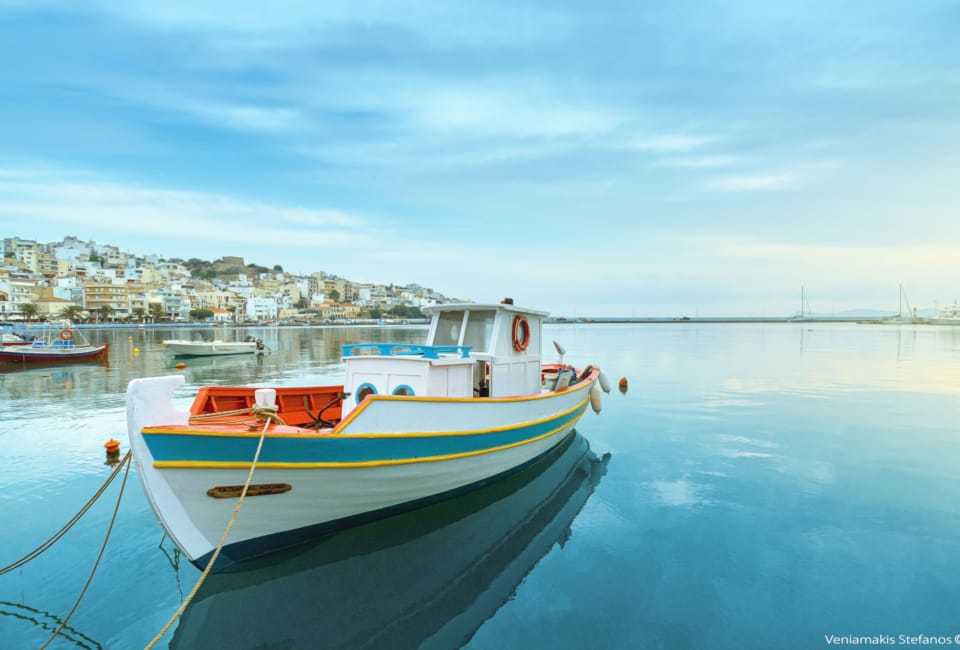 a boat in the water