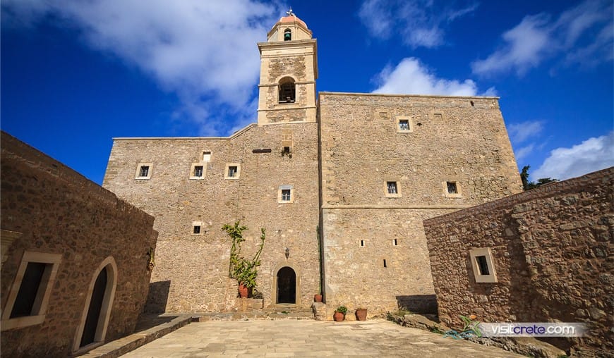 a stone building with a tower
