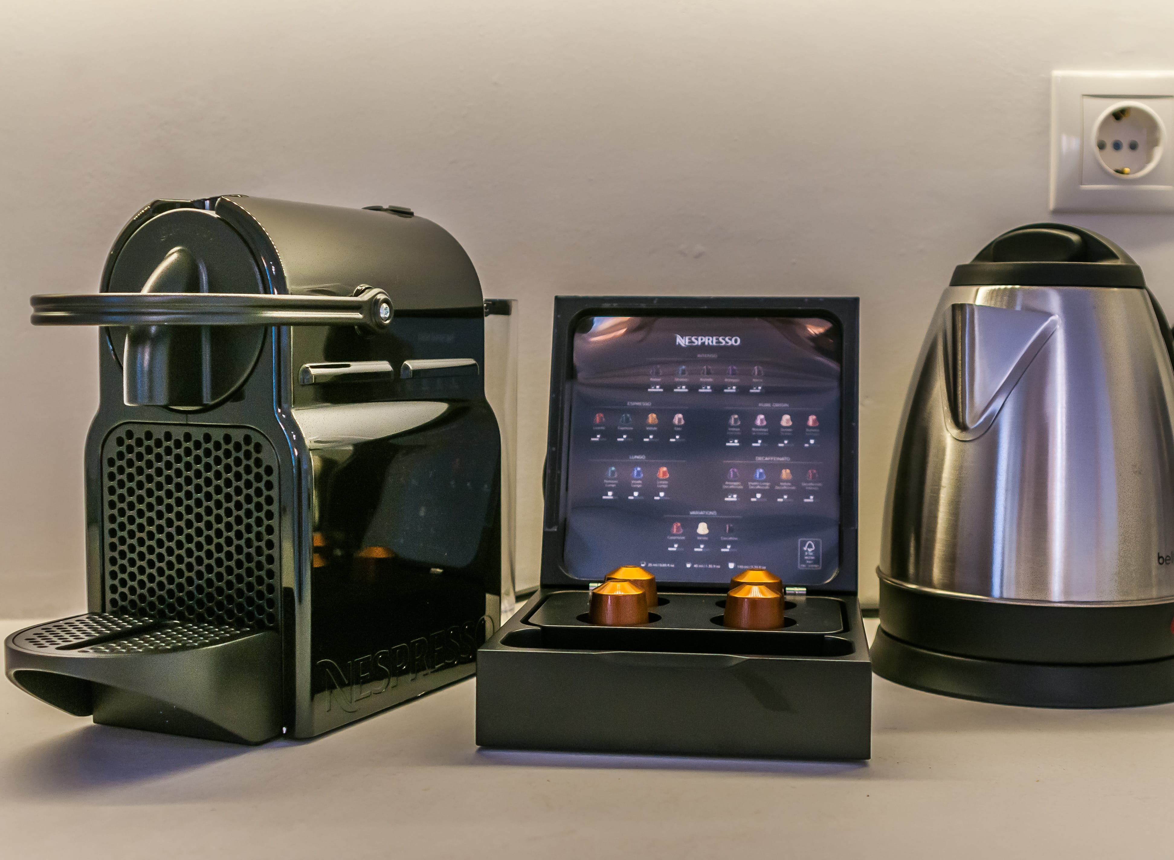 a machine on the counter