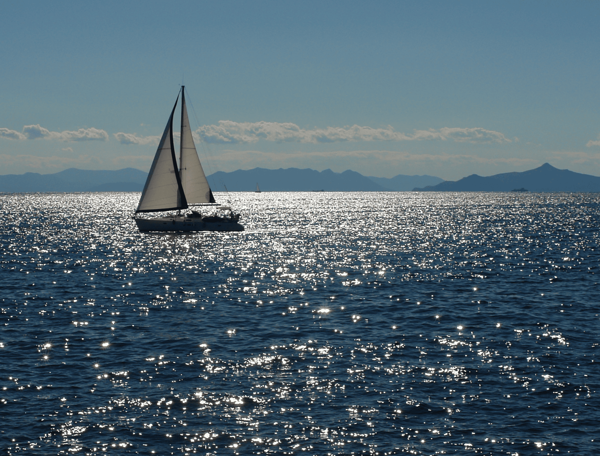 a sailboat on the water