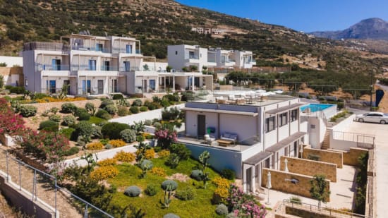 a high angle view of a building