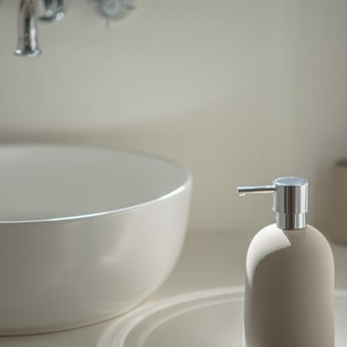 a bathroom sink with a faucet