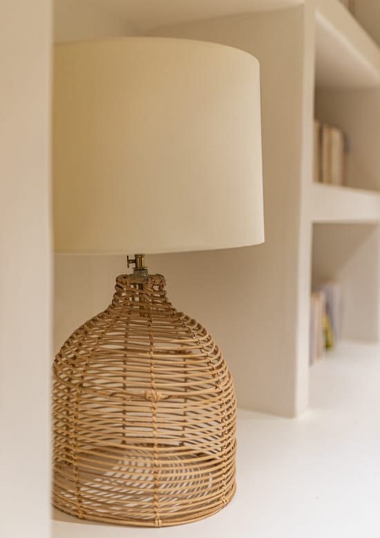 a basket on the floor