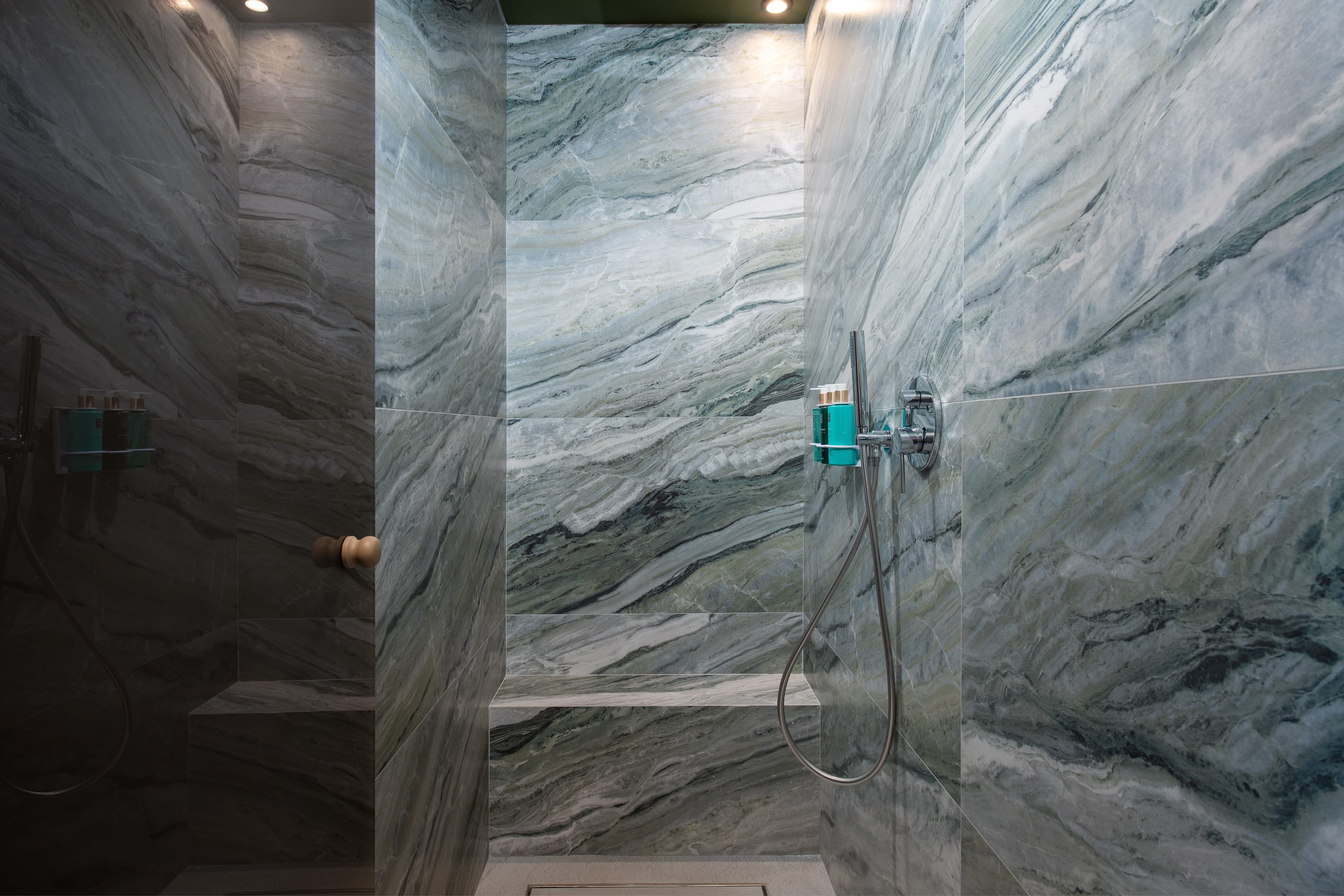 a tunnel with a light