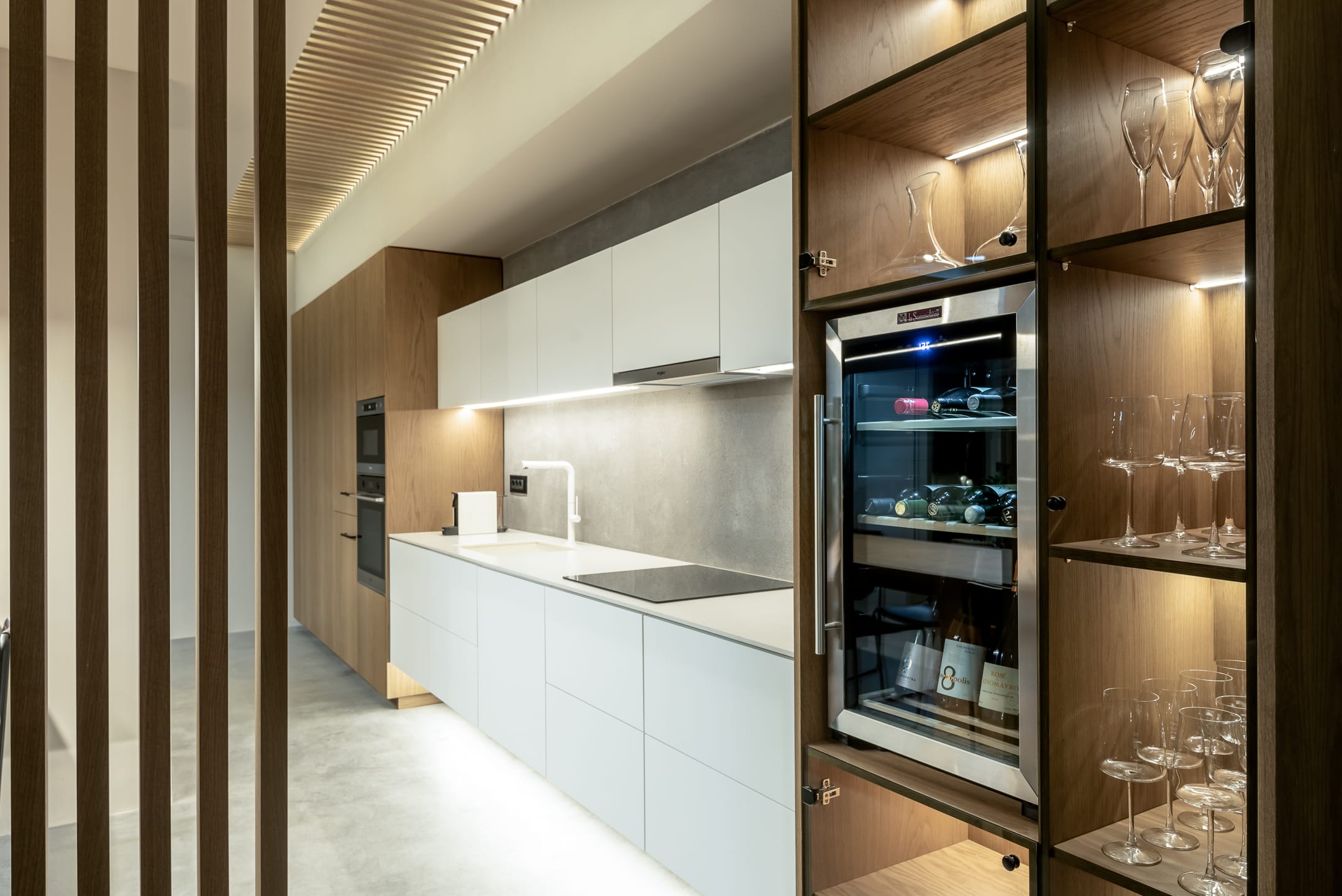 a kitchen with stainless steel appliances