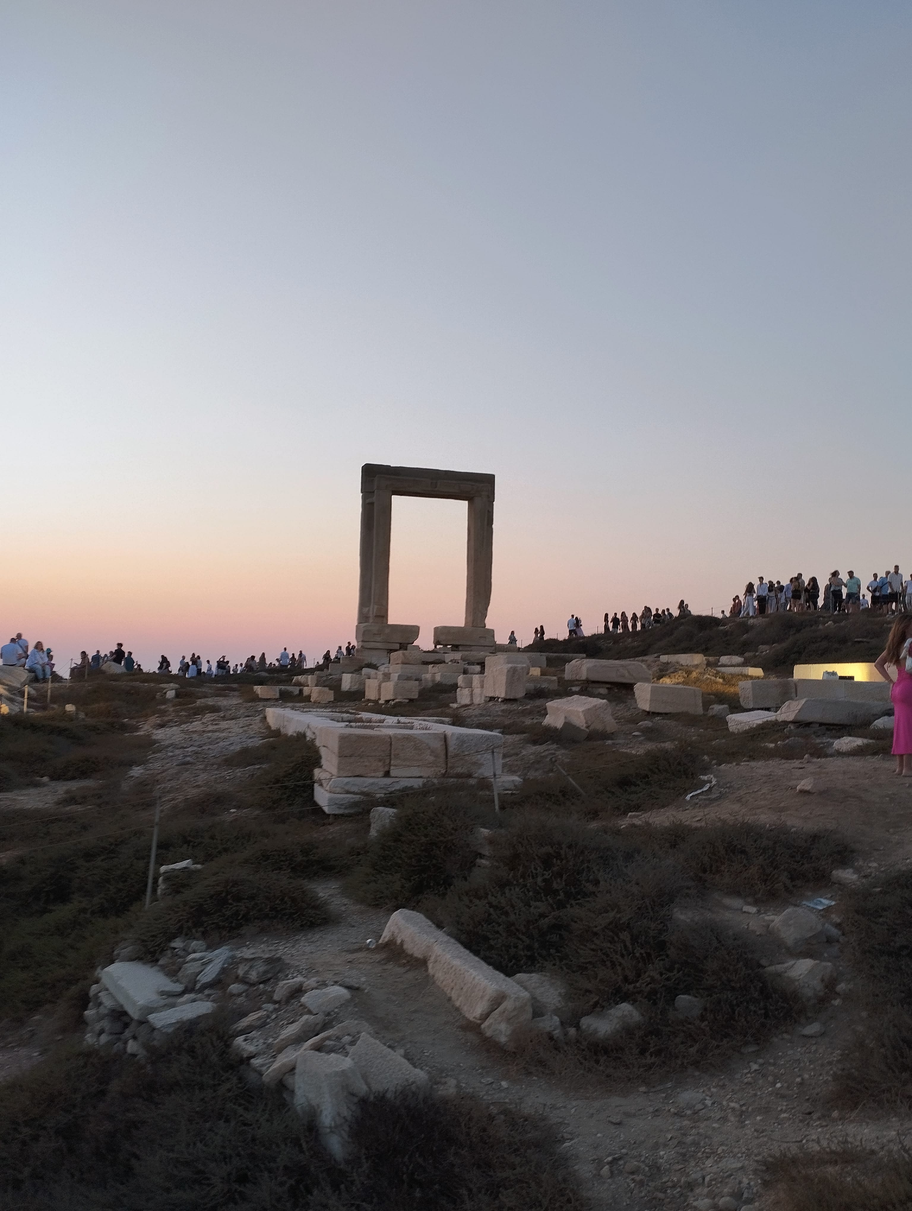 a large stone structure in a desert